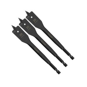 3pcs 20mm x 152mm Impact Rated Spade Bits - SCRIW20_3