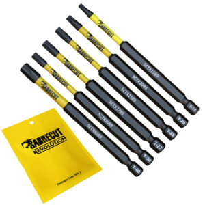 6pcs 89mm TORX (TX) Mixed Impact Screwdriver Bits - SCRK89TX