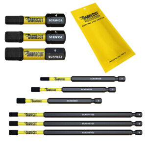 9pcs HEX (H) Mixed Impact Screwdriver Bits - SCRK9HEX