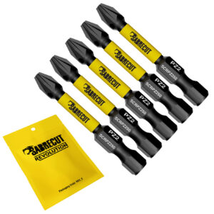 5pcs 50mm Pozidriv (PZ2) Impact Screwdriver Bits - SCRPZ250_5