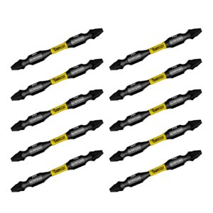 10pcs 65mm Pozidriv (PZ2) Impact Screwdriver Bits - SCRPZ265_10