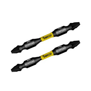 2pcs 65mm Pozidriv (PZ2) Impact Screwdriver Bits - SCRPZ265_2