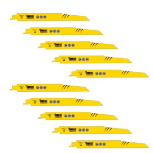 10pcs S1110DF 225mm 6TPI Reciprocating Saw Blades - SCRS1110DF_10