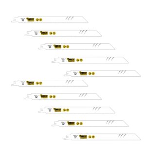 10pcs S1122HF 225mm 10TPI Reciprocating Saw Blades - SCRS1122HF_10