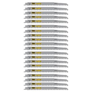 20pcs S1531L 240mm 5TPI Reciprocating Saw Blades - SCRS1531L_20