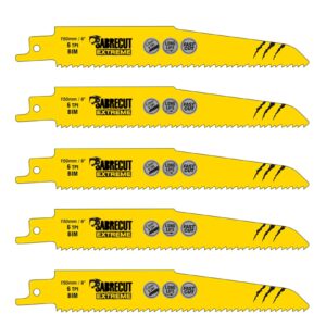 5pcs S610DF 150mm 6TPI Reciprocating Saw Blades - SCRS610DF_5