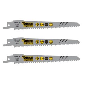 3pcs S644D 150mm 6TPI Reciprocating Saw Blades - SCRS644D_3