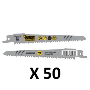 50pcs S644D 150mm 6TPI Reciprocating Saw Blades - SCRS644D_50