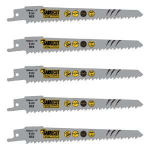 5pcs S644D 150mm 6TPI Reciprocating Saw Blades - SCRS644D_5