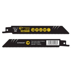 thumbnail image 2 of SabreCut 228mm Fast Cut Reciprocating Saw Blades (2 Pack) - For Insulation, Leather, Cardboard, SCRS1113AWP 2 of 5