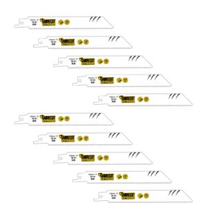 10pcs S922HF 150mm 10TPI Reciprocating Saw Blades - SCRS922HF_10
