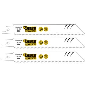 3pcs S922HF 150mm 10TPI Reciprocating Saw Blades - SCRS922HF_3