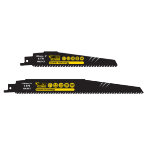 2pcs 152mm and 228mm 6TPI Tungsten Carbide Reciprocating Saw Blades - SCRSHMK1