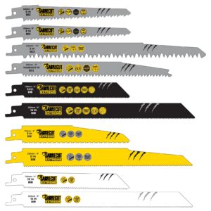 10pcs 150mm-240mm Mixed Reciprocating Saw Blades - SCRSK10C