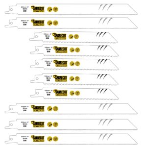 10pcs 150mm-225mm 10TPI Reciprocating Saw Blades - SCRSK10HF