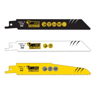 3pcs 150mm Mixed Reciprocating Saw Blades - SCRSKM3A