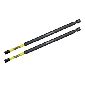 2pcs 152mm Slotted (SL5) Impact Screwdriver Bits - SCRSL5152_2