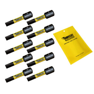 10pcs 32mm Slotted (SL5) Impact Screwdriver Bits - SCRSL532_10