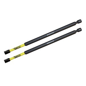 2pcs 152mm Slotted (SL6) Impact Screwdriver Bits - SCRSL6152_2