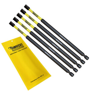 5pcs 152mm Slotted (SL6) Impact Screwdriver Bits - SCRSL6152_5