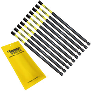 10pc 152mm Slotted (SL7) Impact Screwdriver Bit - SCRSL7152_10