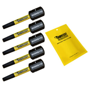 5pcs 32mm Square (SQ1) Impact Screwdriver Bits - SCRSQ132_5