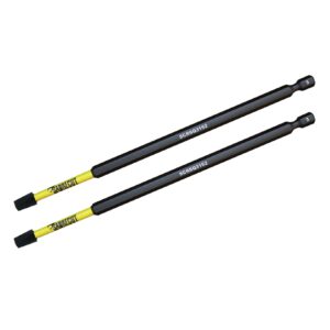 2pcs 152mm Square (SQ3) Impact Screwdriver Bits - SCRSQ3152_2