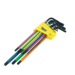 9pcs Soft Grip Black Oxide Torx Key Set - SCTX009B
