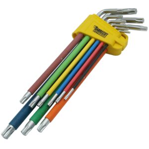 9pcs Soft Grip Torx Key Set - SCTX009S