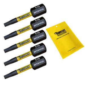 5pcs 32mm Torx (T-15) Impact Screwdriver Bit - SCTX1532_5