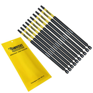 10pcs 152mm Torx (T-20) Impact Screwdriver Bits - SCTX20152_10