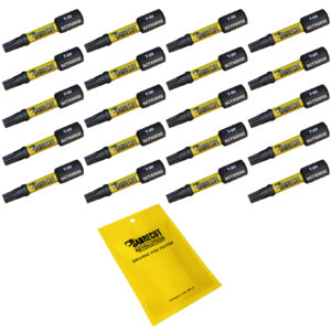 20pcs 32mm Torx (T-20) Impact Screwdriver Bits - SCTX2032_20