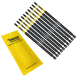 10pcs 152mm Torx (T-25) Impact Screwdriver Bits - SCTX25152_10