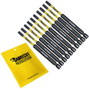 10pcs 89mm Torx (T-25) Impact Screwdriver Bits - SCTX2589_10