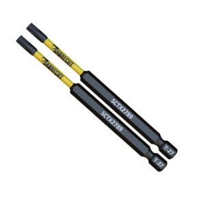 2pcs 89mm Torx (T-27) Impact Screwdriver Bits - SCTX2789_2