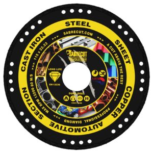 1pc 115mm Vacuum Brazed Metal Cutting Diamond Disc - VBSC115ME