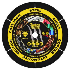 1pc 300mm Vacuum Brazed Metal Cutting Diamond Disc - VBSC300ME