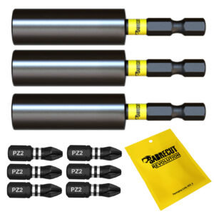 3pcs 60mm PowerLok Impact Bit Holders - XSCP1460M_3