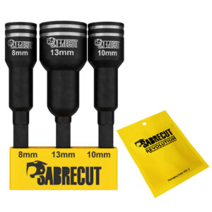 3pcs 8mm, 10mm and 13mm Nut Socket Driver Set - SCENDK1