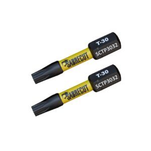 2pcs 32mm Torx (T-30) Tamper Proof Security Impact Screwdriver Bits - SCTP3032_2