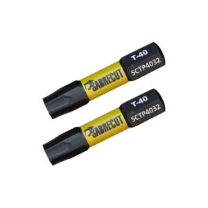 2pcs 32mm Torx (T-40) Tamper Proof Security Impact Screwdriver Bits - SCTP4032_2
