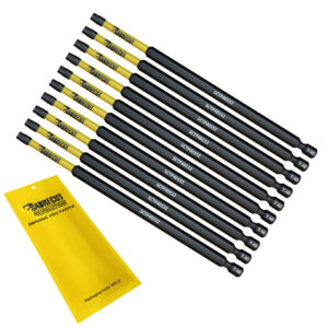 10pcs 152mm Torx (T-40) Tamper Proof Security Impact Screwdriver Bits - SCTP40152_10