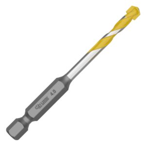 1pc 4mm x 75mm HEX Shank Multi Construction Drill Bit - SCRMCH040