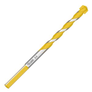 1pc 5.5mm x 85mm Tri Shank Multi Construction Drill Bit - SCRMCT055