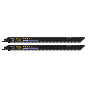2pcs S1213AWP 300mm 5TPI HCS Reciprocating Saw Blades - SCRS1213AWP