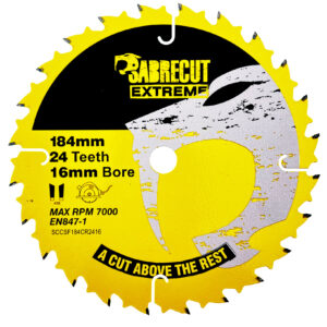 1pc 184mm 24T Saw Blade - SCCSF184CR2416