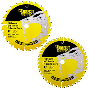 2pcs 184mm 24/40T Saw Blades - SCCSFK184CR16