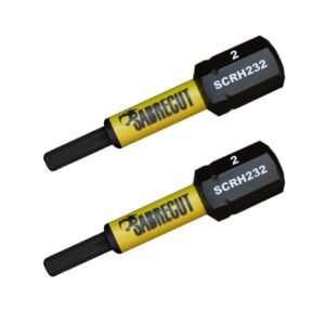 2pcs 32mm Hex (H2) Impact Screwdriver Bits - SCRH232_2