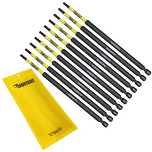 10pcs 152mm Hex (H2.5) Impact Screwdriver Bits - SCRH25152_10