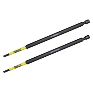 2pcs 152mm Hex (H2.5) Impact Screwdriver Bits - SCRH25152_2